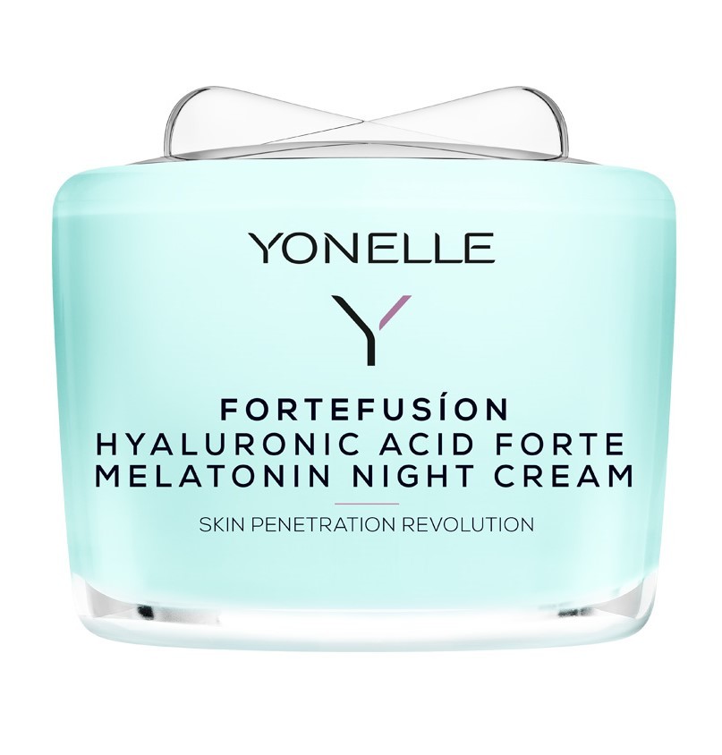 Yonelle Fortefusion Hyaluronic Acid Forte Melatonin Night Cream Krem na noc z melatoniną i kwasem hialuronowym