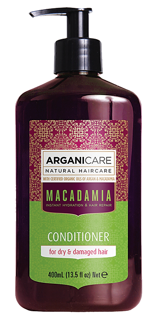 Arganicare Macadamia odżywka do włosów suchych i zniszczonych, 400ml