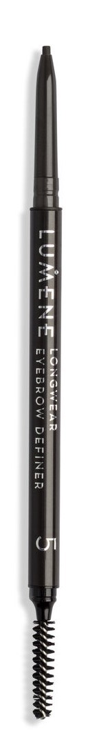 Lumene Longwear eyebrow definer długotrwała automatyczna kredka do brwi 5 Dark Brown, 0.09g