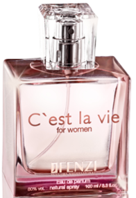JFENZI PERFUME C'EST LA VIE  <br>eau de parfum for women, 100ml 
