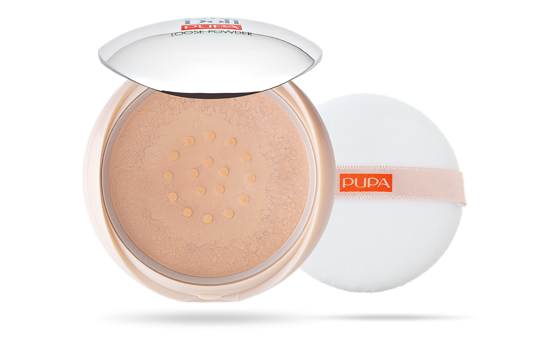 PUPA LIKE A DOLL NUDE SKIN INVISIBLE LOOSE POWDER PUDER SYPKI DO TWARZY 002 ROSY NUDE, 9G