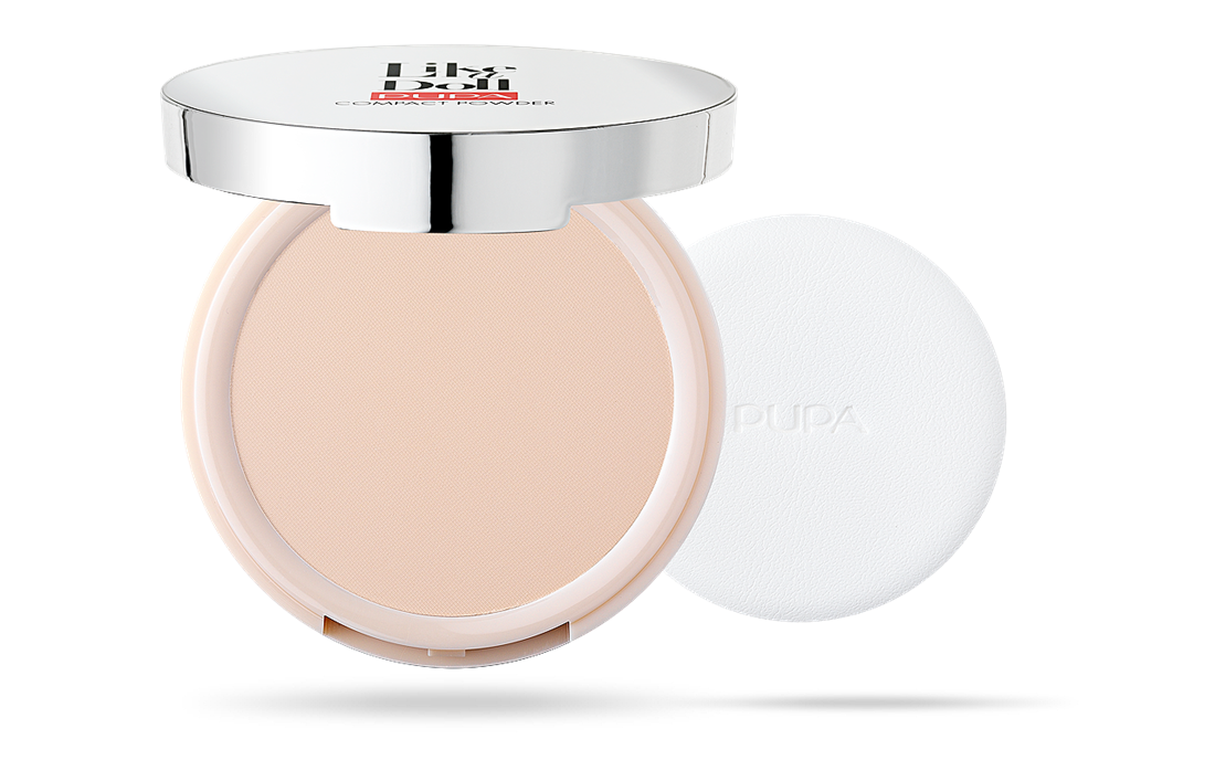 PUPA LIKE A DOLL NUDE SKIN COMPACT POWDER PUDER DO TWARZY 002 SUBLIME NUDE, 10G