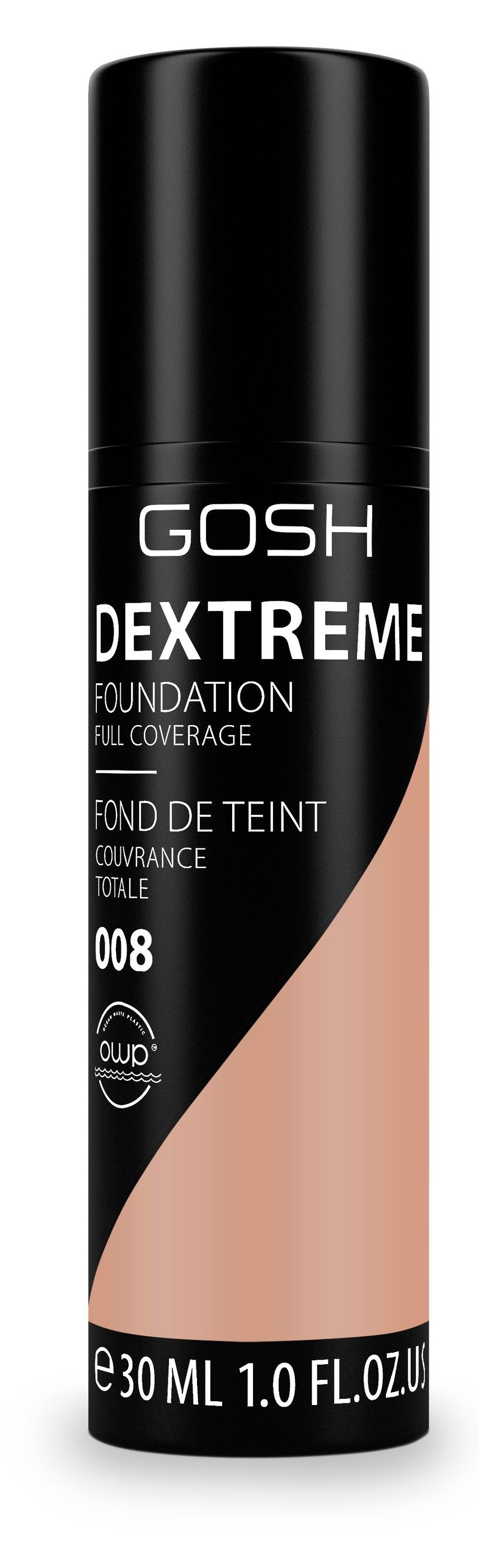 Gosh Dextreme foundation podkład o pełnym kryciu 008, 30ml
