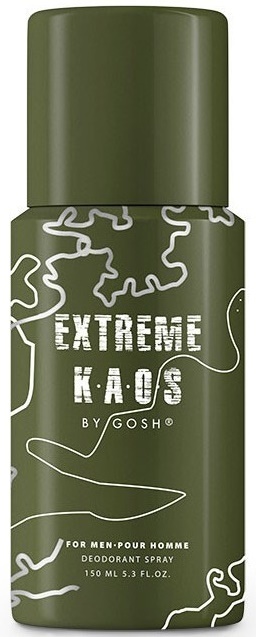 Gosh Extreme Kaos For Men dezodorant w aerozolu, 150ml