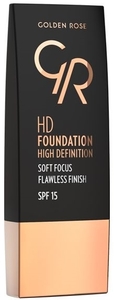 GOLDEN ROSE HD FOUNDATION<br>PODKŁAD HD NATURAL 107, 30ML