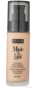 PUPA MADE TO LAST PODKŁAD DŁUGOTRWAŁY 020 LIGHT BEIGE, 30ML