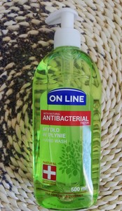 ON LINE MYDŁO Z NATURALNYM CZYNNIKIEM ANTYBAKTERYJNYM, 500ML